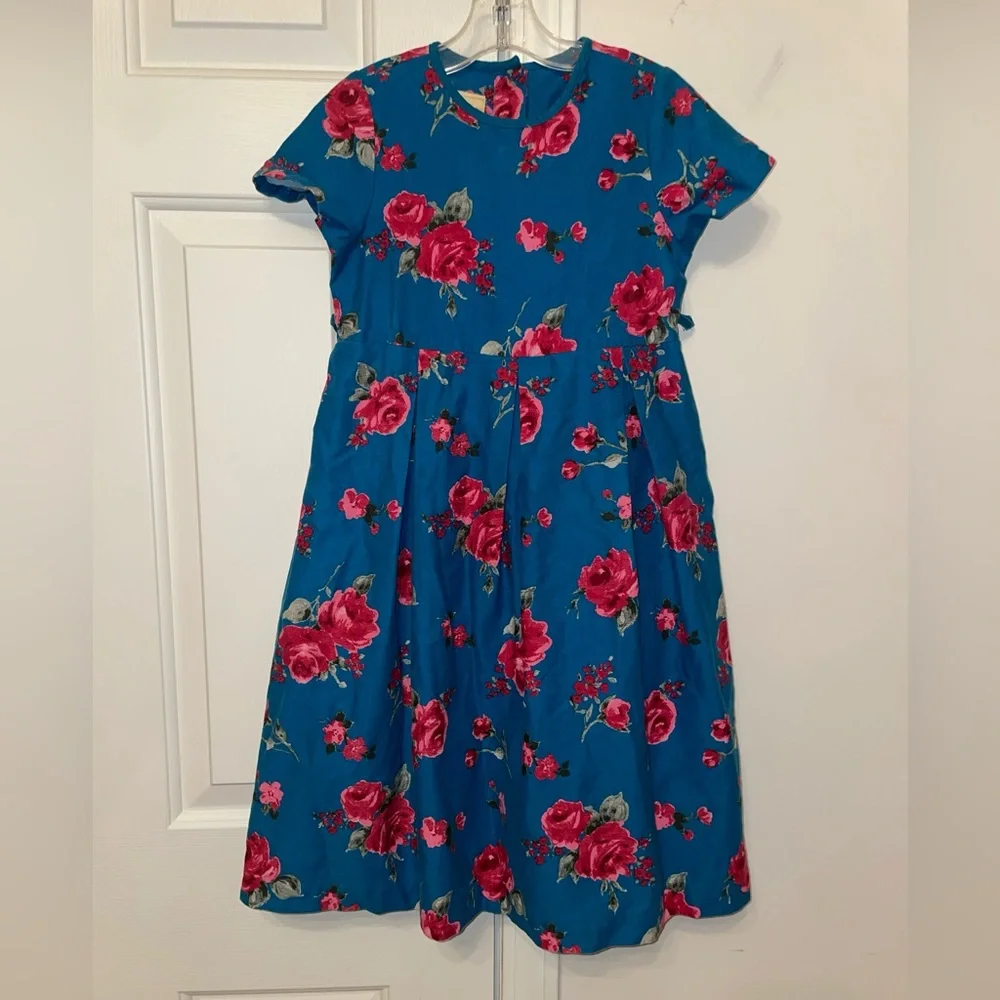 Laura Ashley vintage Mother and Child girls floral dress size 6 years  90s